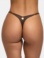 Thong Bikini Bottom MARY - brown