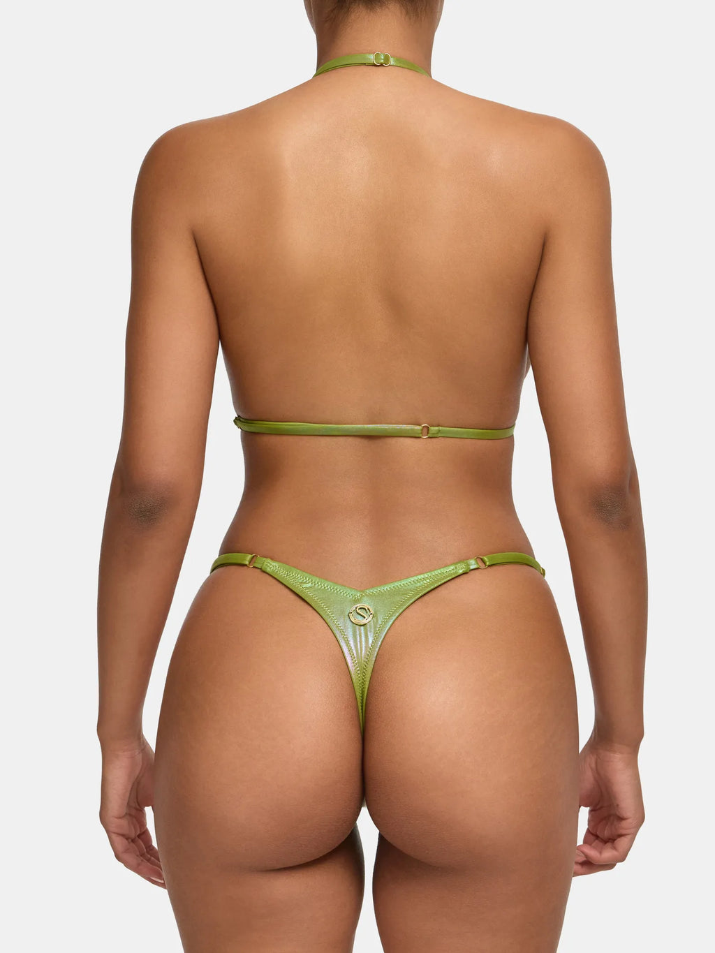 Bikini Top MARY - green snake